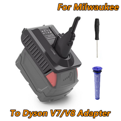 Milwaukee M18 battery adapter for Dyson V7 and V8 vacuums – image 2