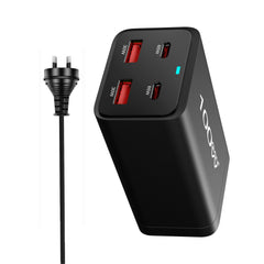 100W GaN3 Fast Charger — 4 Port Power Adapter (2×65W USB-C + 2×30W USB-A)