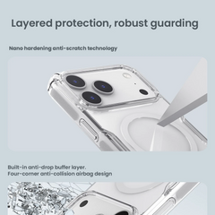 Transparent TPU Frame Pro Magnetic Case – iPhone 16 & 17 Series