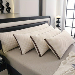 Soft Knitted 3D Massage Long Pillow – Ultra Comfort by Snagg A Pillow