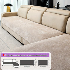 2pcs Yanmo Chenille L-Shaped Sofa Cover by Snagg A Sofa Cover