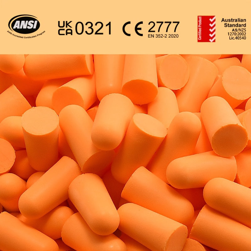 500pcs Reusable PU Earplugs for Noise Reduction & Hearing Protection by Snagg An Earplug