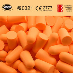 500pcs Reusable PU Earplugs for Noise Reduction & Hearing Protection by Snagg An Earplug