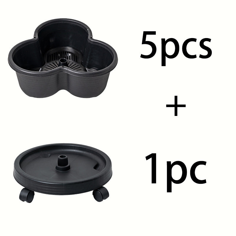 Stackable 3 Tier Flower Pot Set by Snagg A Pot