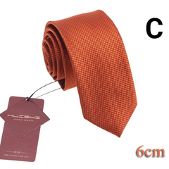 Men’s Slim Tie - Classic Solid & Striped Designs Fashionable Business Neckwear - C - 6 Cm - Others In Fashion