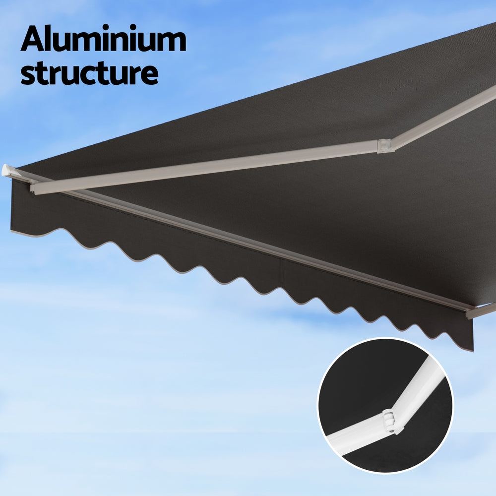 Retractable Folding Arm Awning – 4.5m x 3m by Snagg An Awning