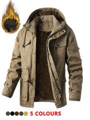 Heavyweight Winter Jacket with Detachable Hood by Snagg A Jacket