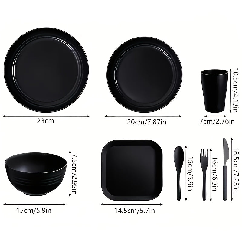 32/64pcs Lightweight Kitchen Tableware Set by Snagg A Dinnerware