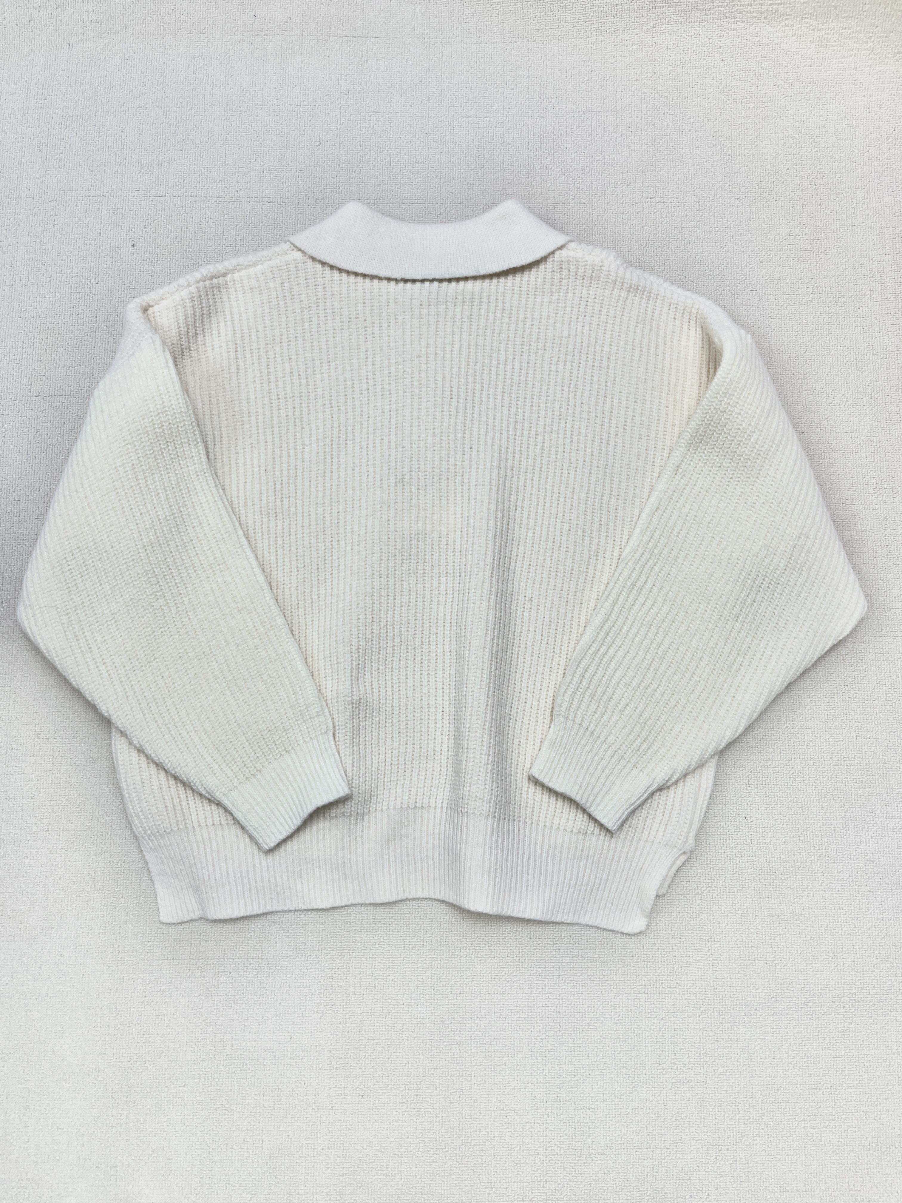 Men’s Loose Striped Knitted Golf Sweater by Snagg A Jumper