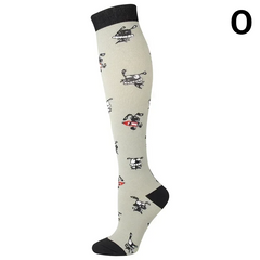 Unisex Compression Socks 20–30 mmHg Graduated Support for Nurses, Runners & Travel