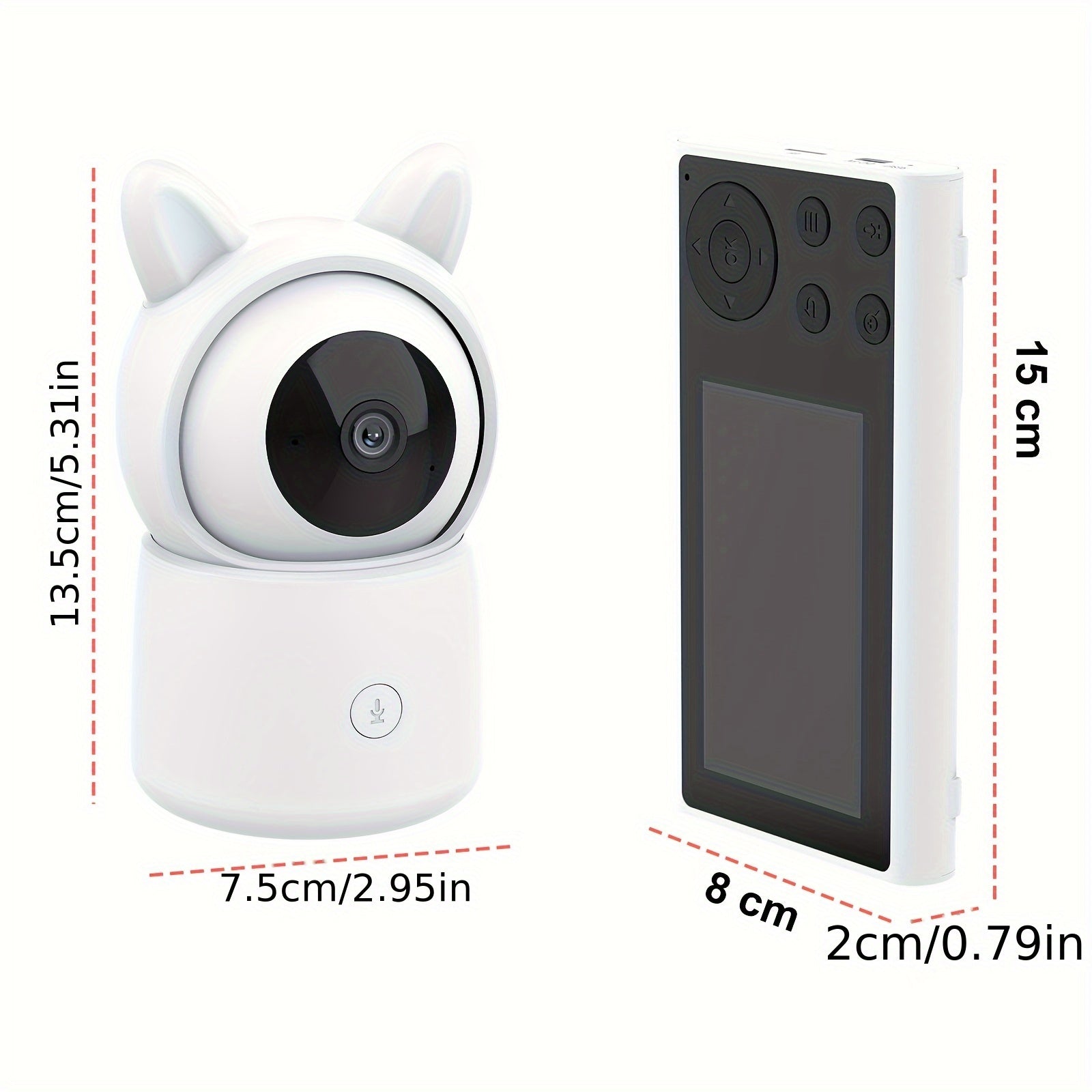 Baby Monitor with 4.3″ Screen – No WiFi Required by Snagg An Indoor Camera