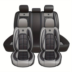 5 Seat PU Leather Car Seat Covers by Snagg A Seat Cover