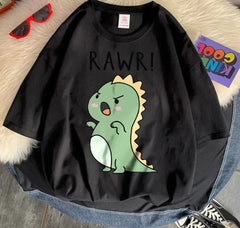 " Rawr! Dinosaur" Tee Soft Everyday Streetwear T