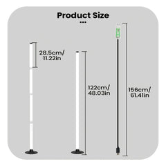 2pcs Smart RGB Splicing Floor Lamps by Snagg A Floor Lamp