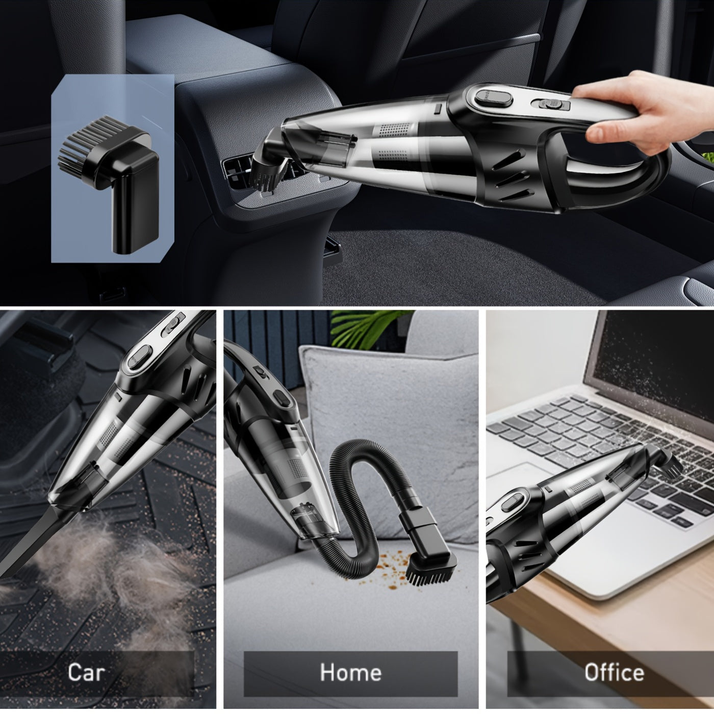 Strong Suction Mini Cordless Vacuum by Snagg A Car Vacuum