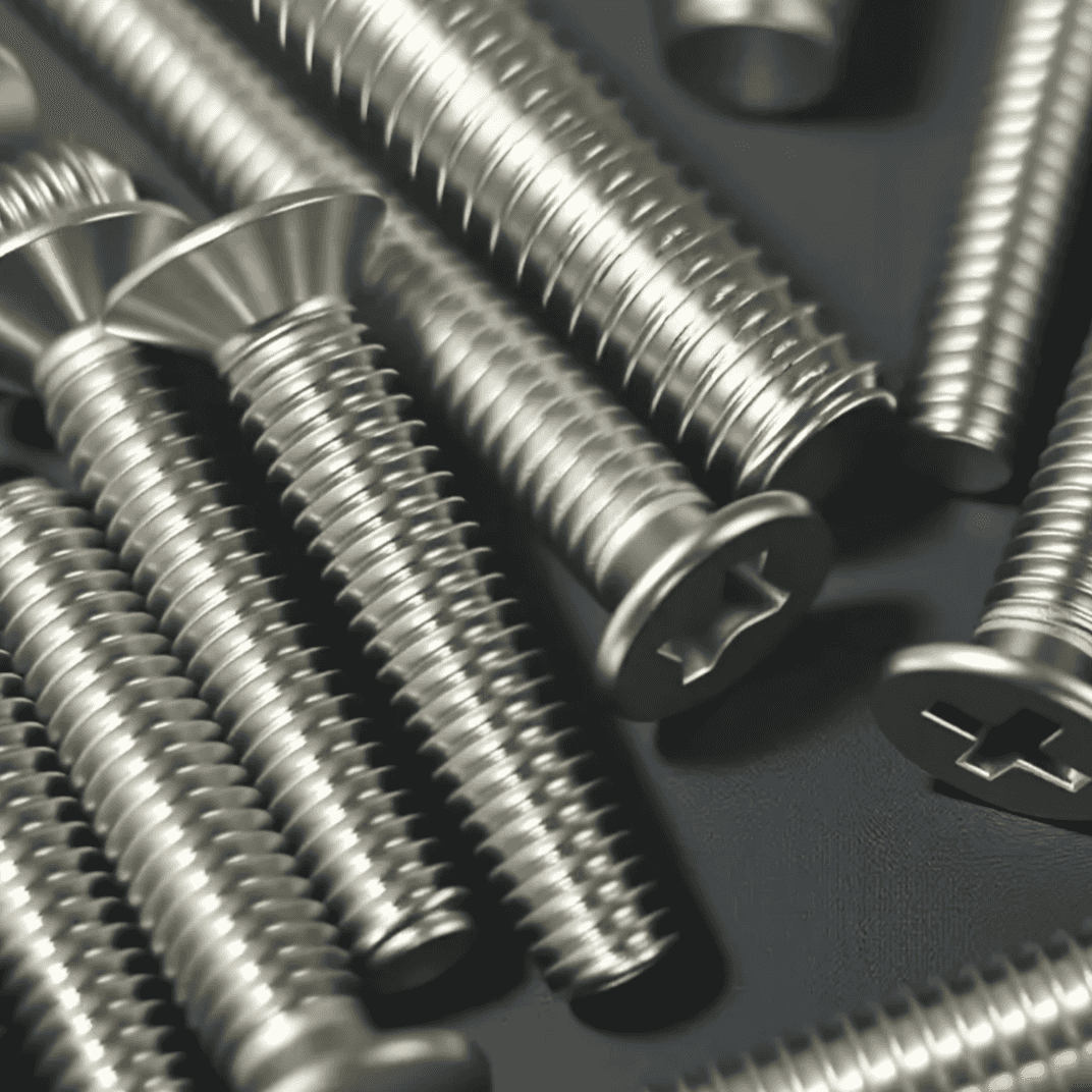 1920pcs Nut and Bolt Assortment Kit Stainless Steel Phillips Pan Head & Countersunk Bolts with Double-Sided Toolbox