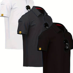 3-Pack Men’s Classic Polo Shirts - SnaggIt