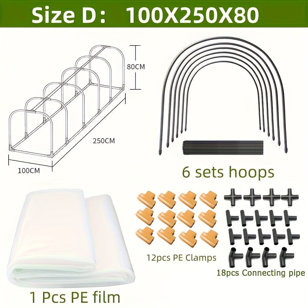 30pcs Garden Tunnel Greenhouse Hoops Kit by Snagg A Green House