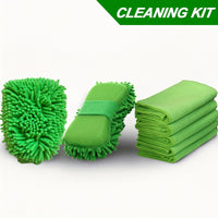 7pcs Car Cleaning Microfibre Sponge Set by Snagg A Microfibre Pad