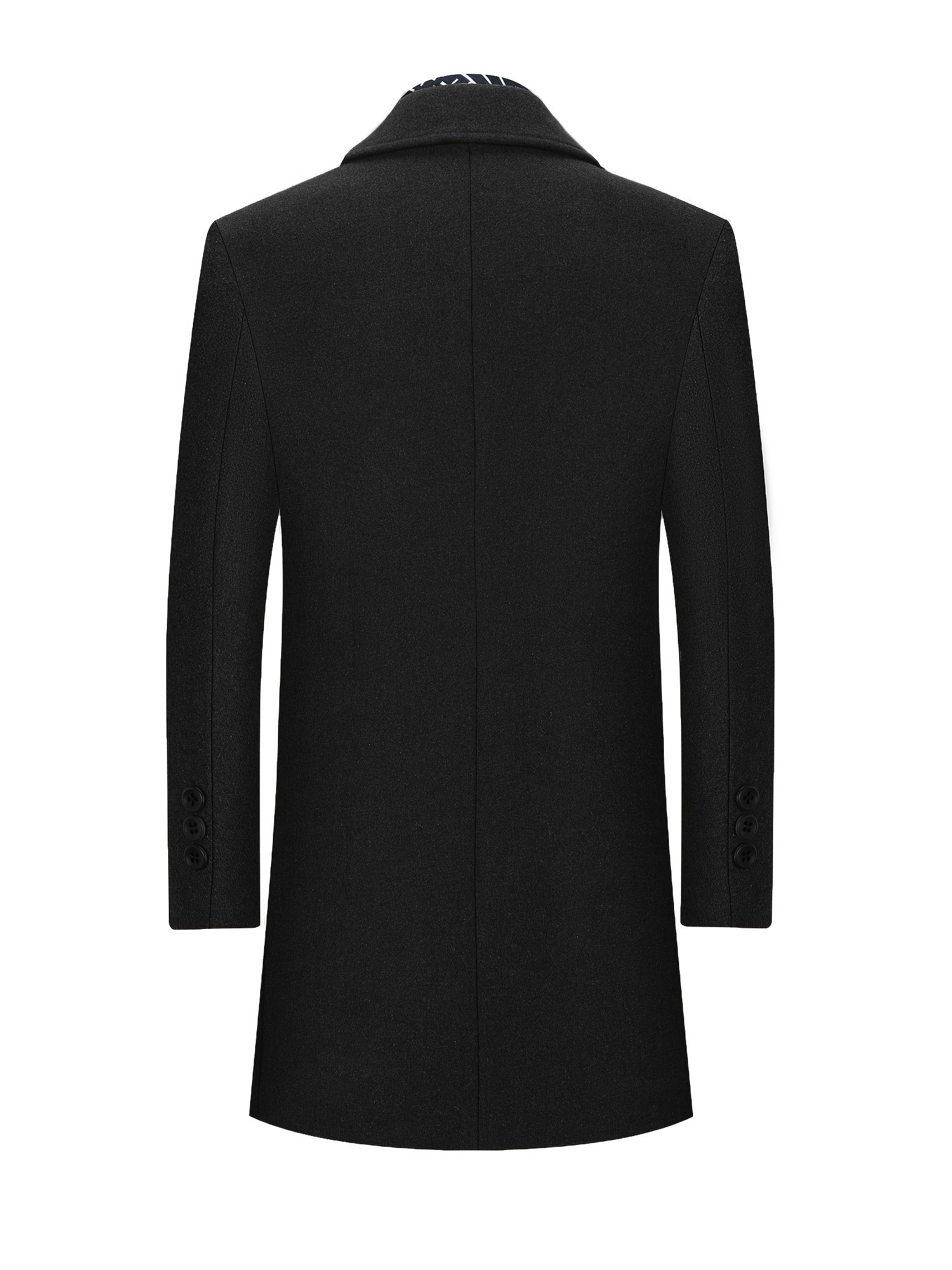 New Fall/Winter Men’s Wool Coat with Scarf Collar by Snagg A Coat