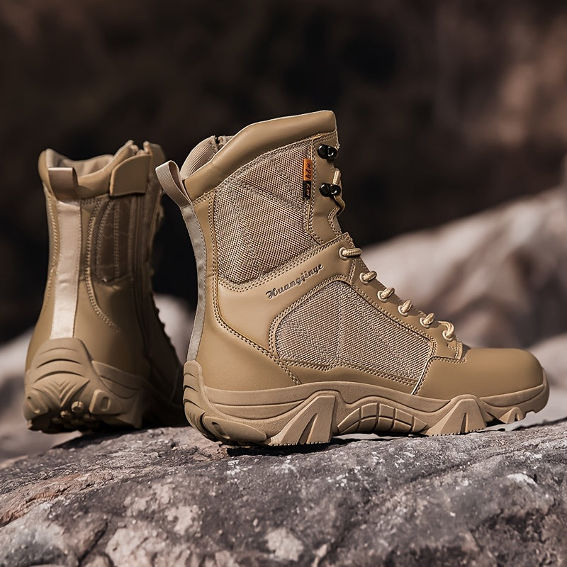 Men's High Top Work Boots with Steel Toe Protection by Snagg A Safety Shoes