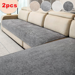 2pcs Yanmo Chenille L-Shaped Sofa Cover by Snagg A Sofa Cover