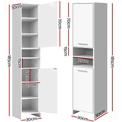 185cm Bathroom Tallboy Cabinet by Snagg A Cabinet