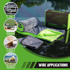 1400GSM Ultra Absorbent Twisted Loop Detailing Cloths by Snagg A Microfiber Towel