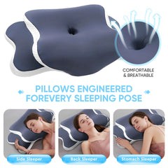 Adjustable Cervical Neck Pillow – Butterfly Design by Snagg A Pillow