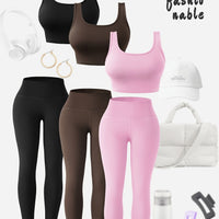 Women’s 6-Piece Yoga Outfit Set by Snagg A Pant