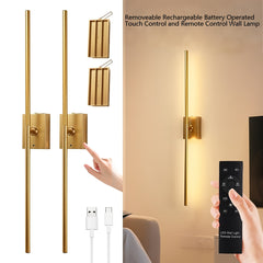 31.5" Wireless LED Wall Lamp – 360° Rotatable by Snagg A Wall Light