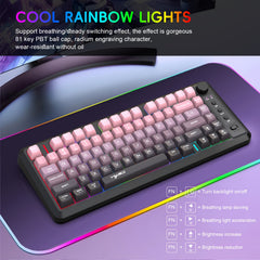 81 Key Wireless Keyboard Type-C Charging & Rechargeable Battery for PC & Mac by Snagg A Keyboard