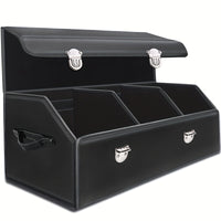 PU Leather Car Trunk Organizer by Snagg A Storage Box