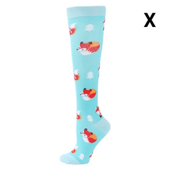 Unisex Compression Socks 20–30 mmHg Graduated Support for Nurses, Runners & Travel