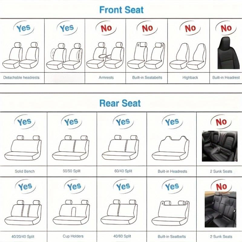 Full Contour Car Seat Covers by Snagg A Seat Cover