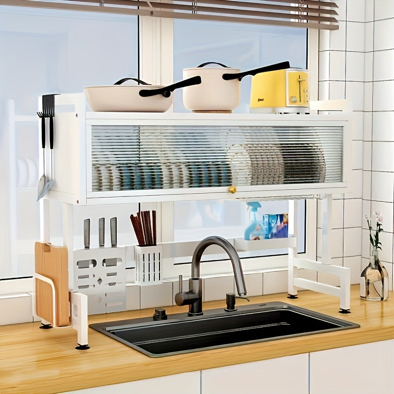 Multifunctional Countertop Dish Rack by Snagg A Rack