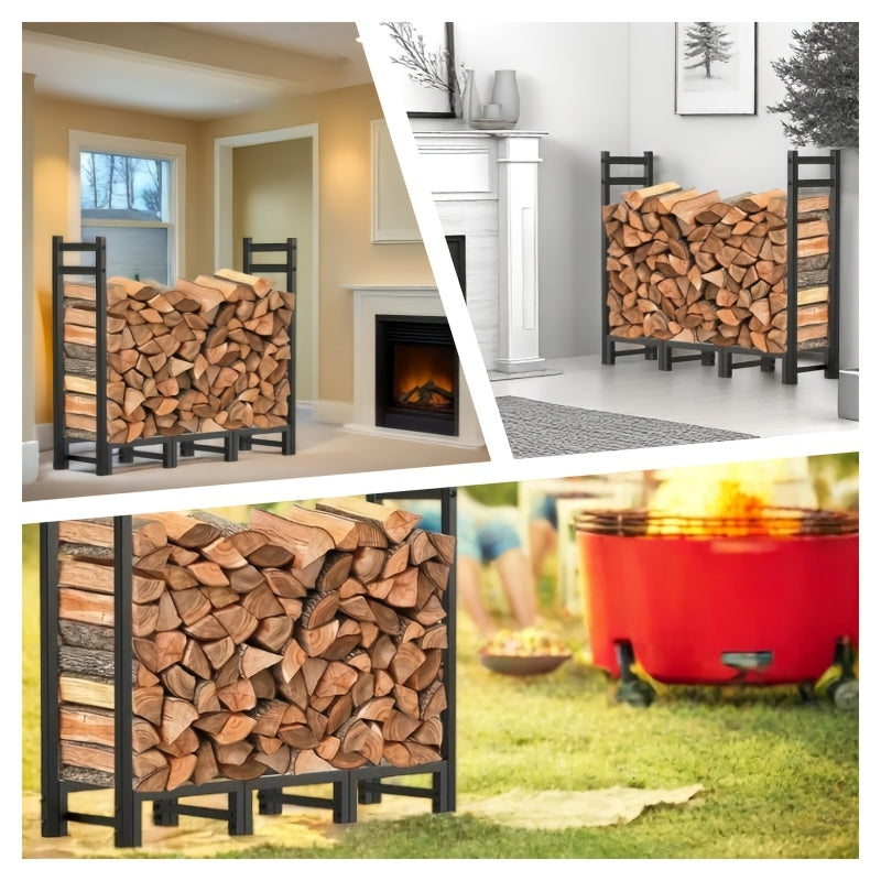 Heavy Duty Adjustable Firewood Rack by Snagg A Rack