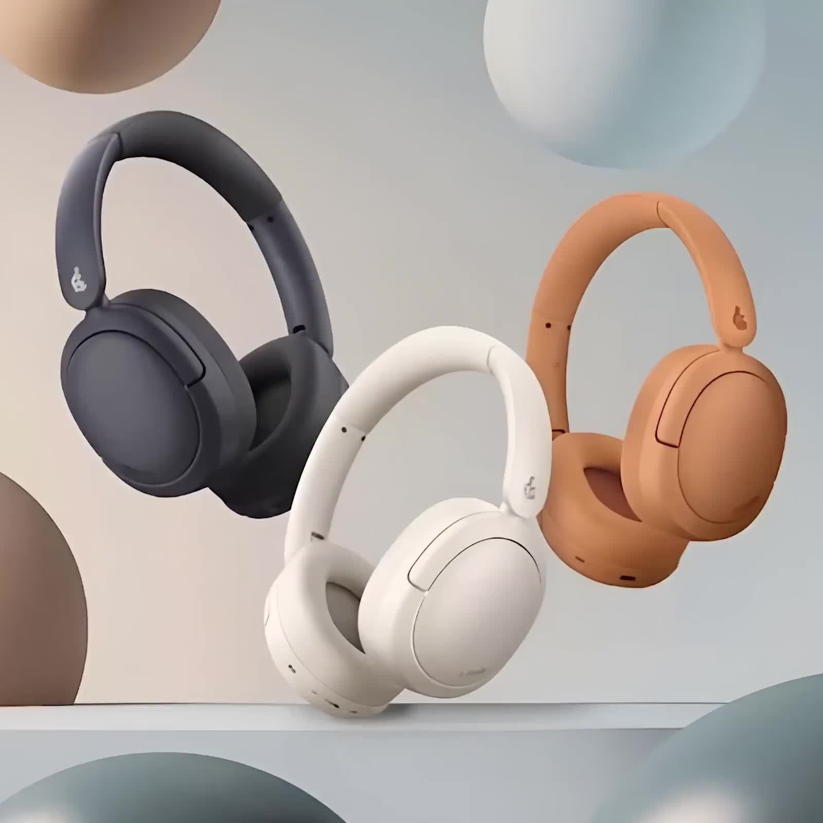 Wireless ANC Headphones | Over-Ear Bluetooth Headset (45H Playtime, Fast Charging) by Snagg A Headphone