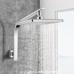 Chrome Rain Shower Head Set by Snagg A Shower Head
