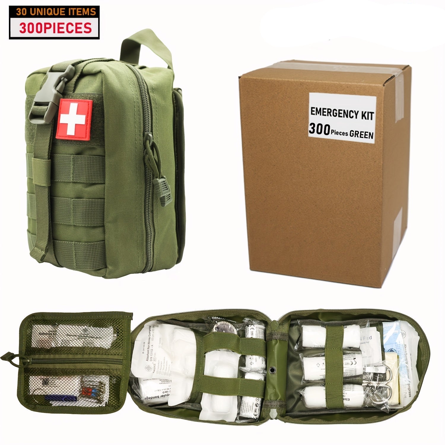 300pcs First Aid Kit by Snagg An Emergency Kit