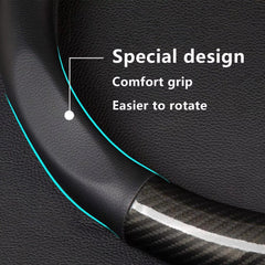 Carbon Fiber Style Steering Wheel Cover by Snagg A Steering Wheel Cover