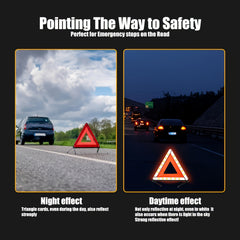 6pcs Reflective Safety Triangles by Snagg A Safety Triangle