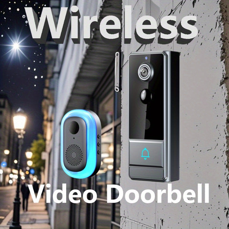 HD Wireless Video Doorbell 720P Resolution with Two-Way Audio by Snagg A Doorbell Camera