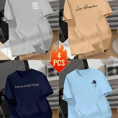 4pcs Men’s Outdoor Sports T-Shirts - SnaggIt