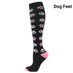 Unisex Compression Socks 20–30 mmHg Graduated Support for Nurses, Runners & Travel
