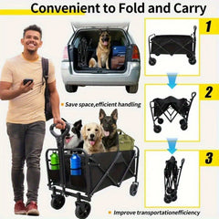 Heavy Duty Foldable Utility Cart by Snagg A Trolley