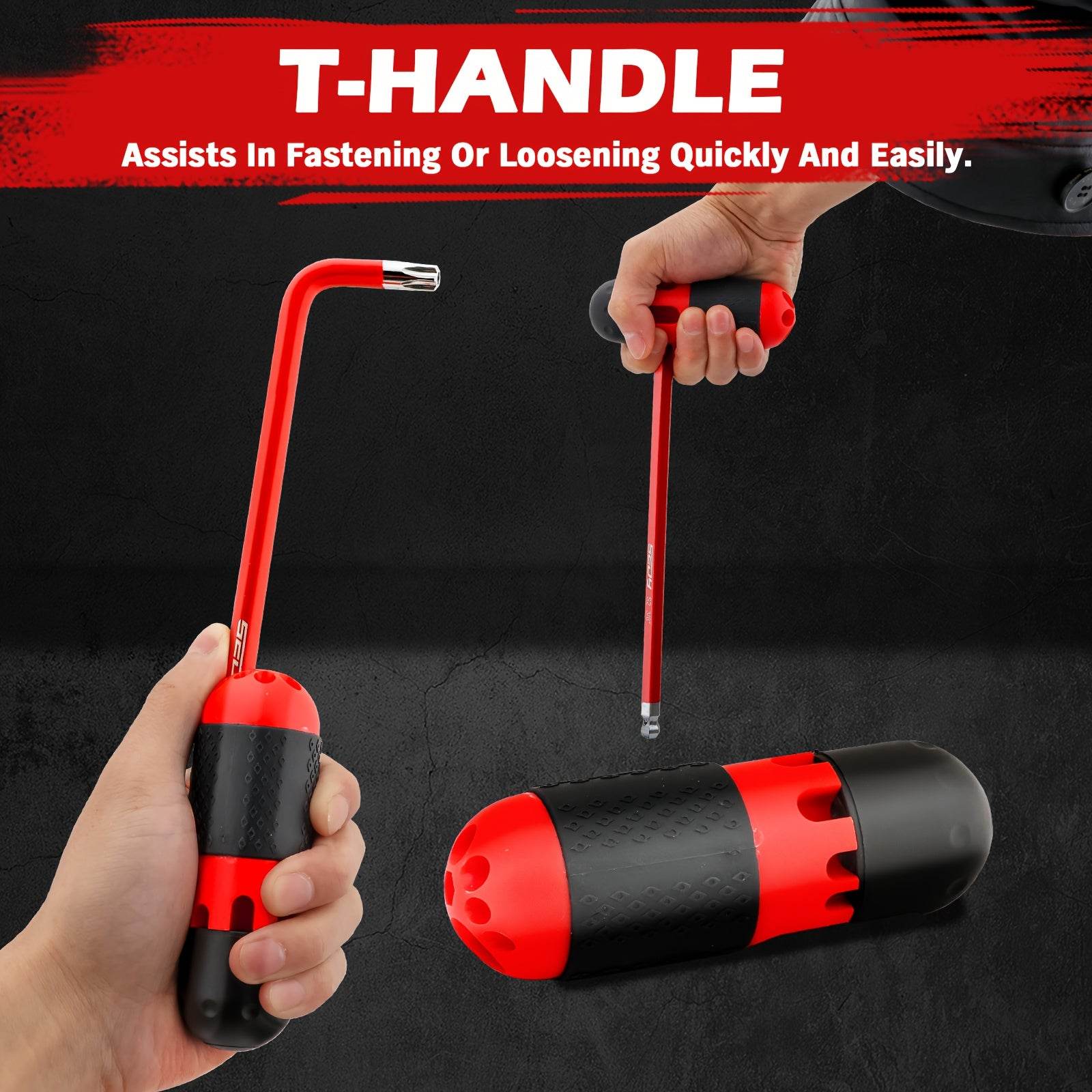 30-Piece Long Arm Hex & Torx Key Wrench Set - SnaggIt