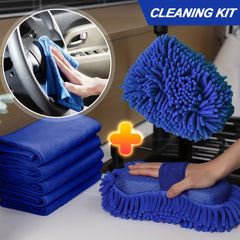 7pcs Car Cleaning Microfibre Sponge Set by Snagg A Microfibre Pad
