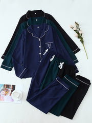 Women’s Heart Print Pajama Set by Snagg A Pajama