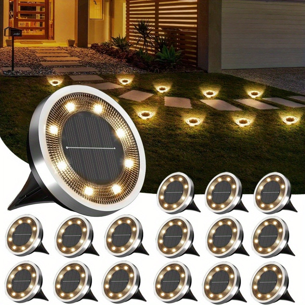16pcs Solar Ground Lights by Snagg An Outdoor Light